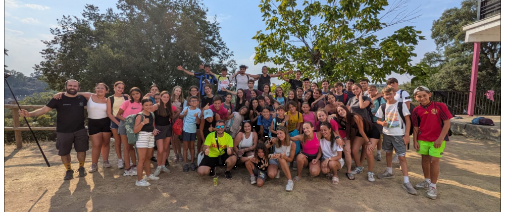 Los niños y niñas de la AVT disfrutan de su campamento de verano en Pasarón de la Vera